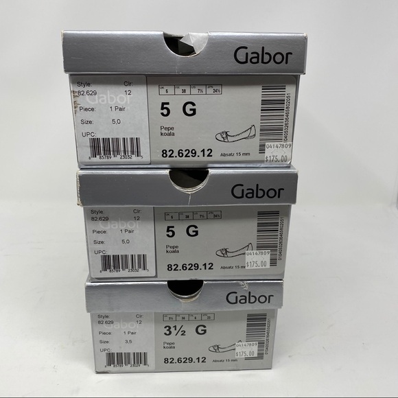 Gabor shimmering Leather Buridge L Ballet Flats - Picture 8 of 8